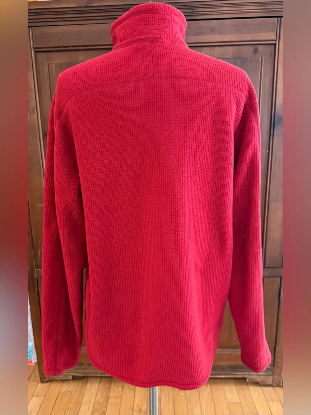 The North Face Red Quarter-Zip Fleece Pullover